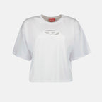 T-shirts T-shirt crop T-Buxt Diesel Blanc Femme