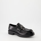 Mocasines Mocasines de Cuero Prada Negro Homme