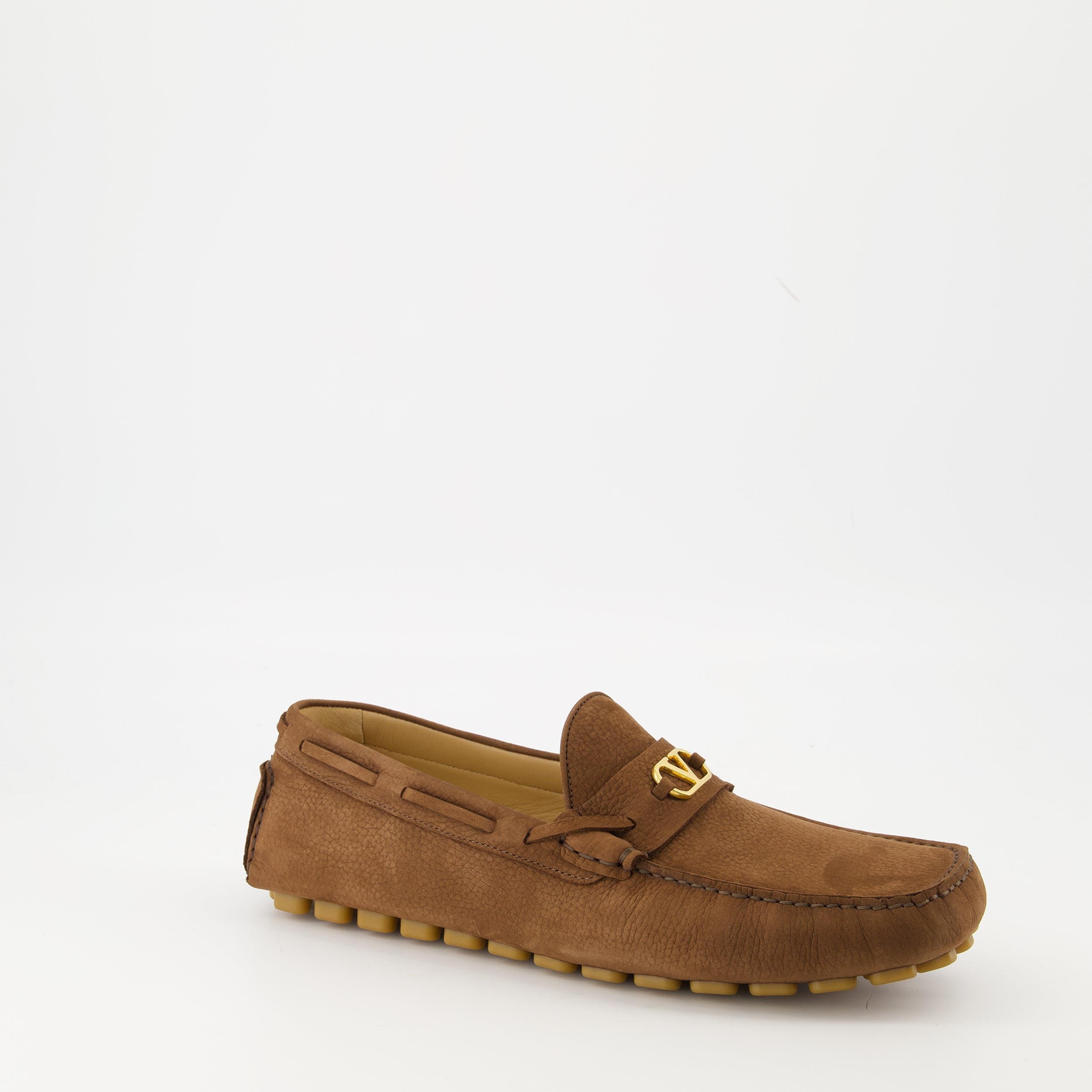 Mocassins Mocassins Driver Fastaway Valentino Garavani Marron Homme