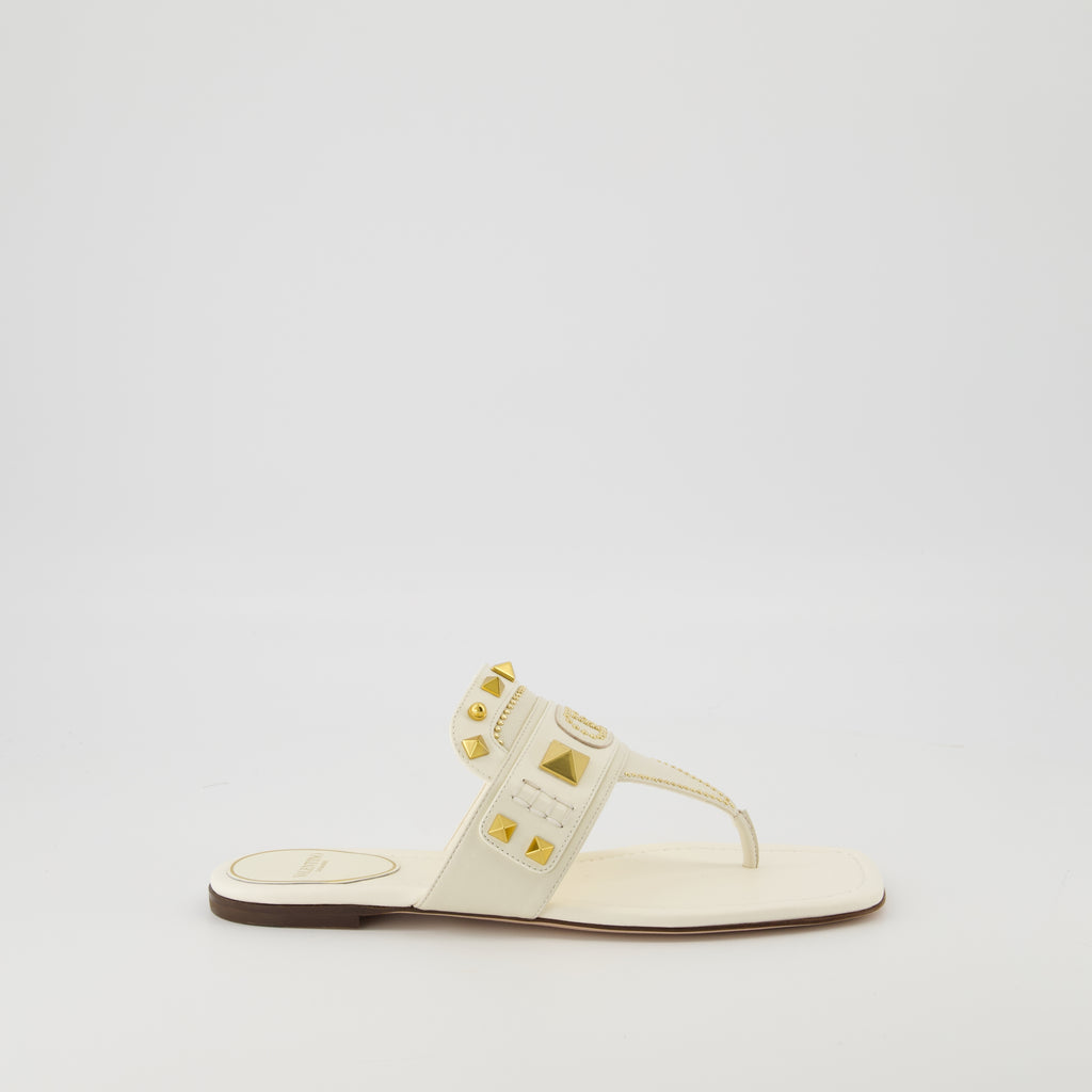 Offene schuhe Plaster Caster Sandalen Valentino Garavani Weiß Femme