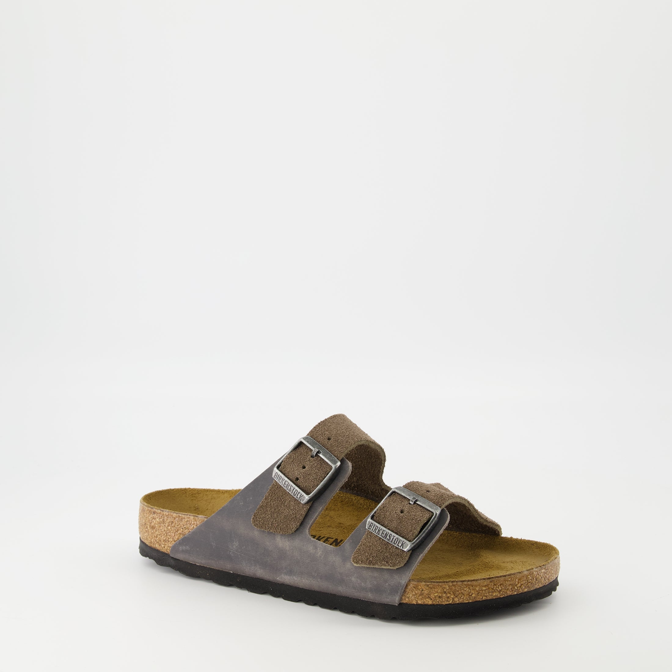 Scarpe aperte Sandali Arizona Birkenstock Marrone Homme