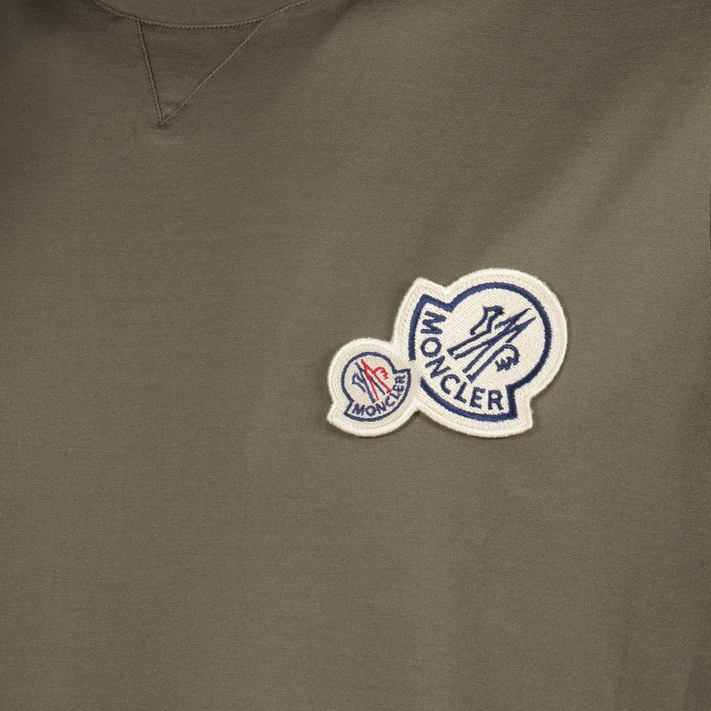 Tシャツ ダブルロゴTシャツ Moncler カーキ Homme