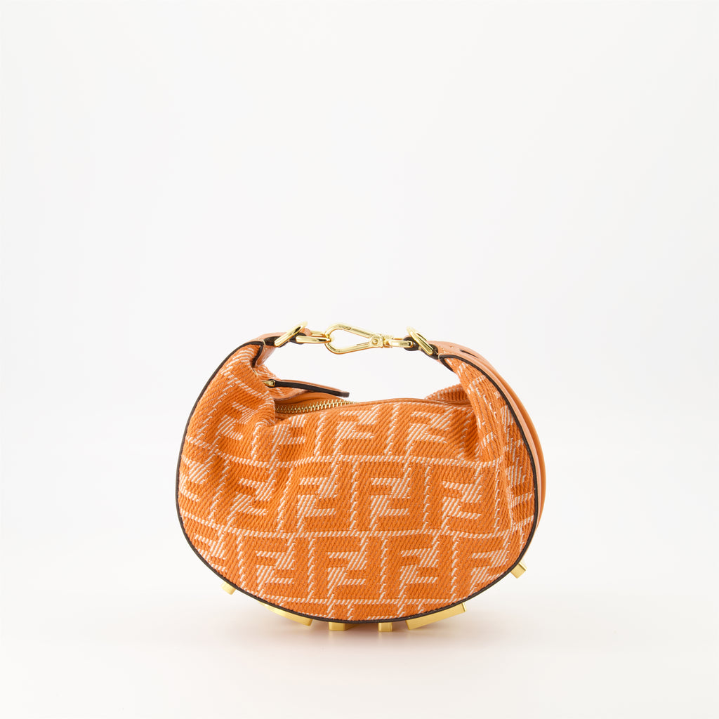 Handtaschen und schultertaschen Fendigraphy Mini Bag Fendi Orange Femme