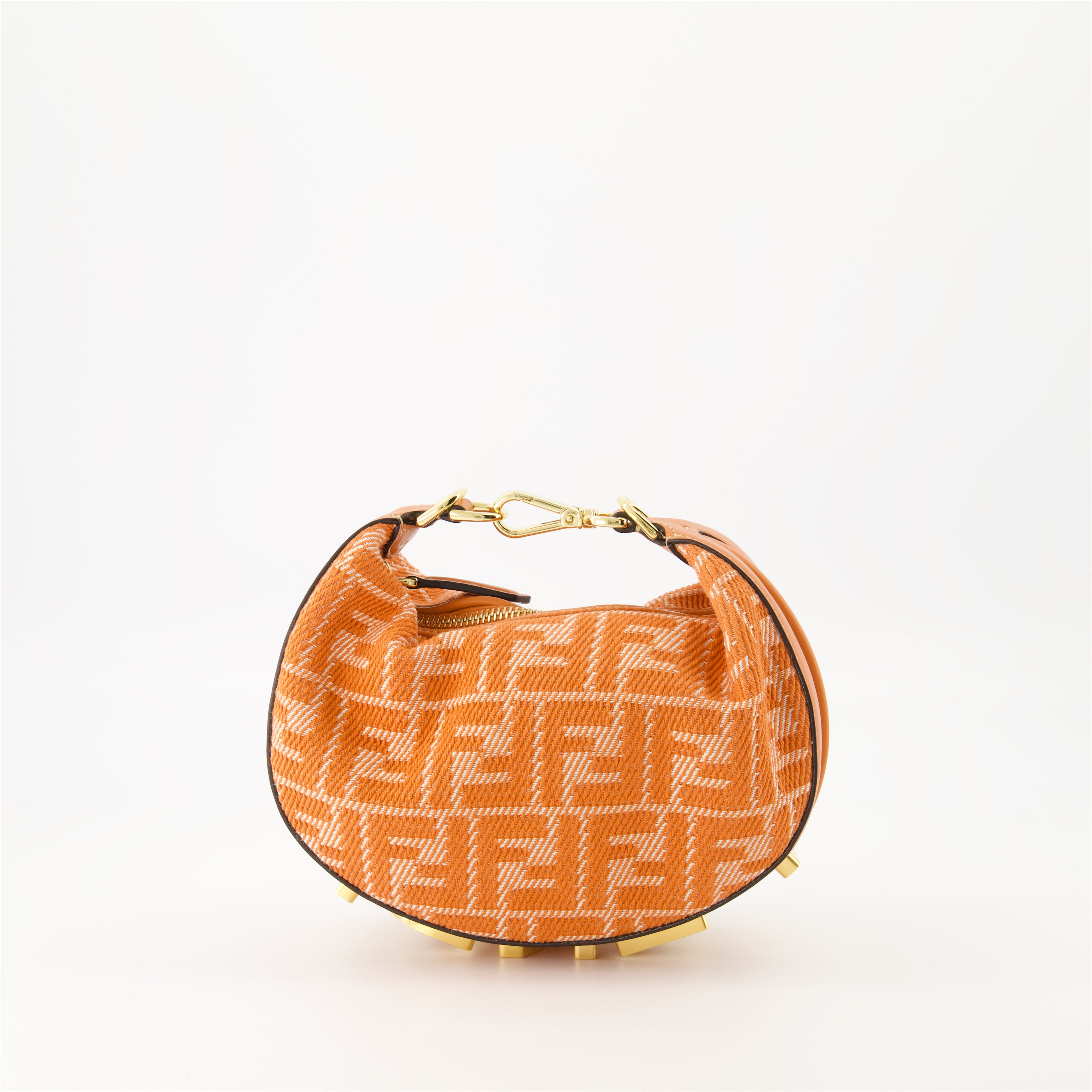 Handtaschen und schultertaschen Fendigraphy Mini Bag Fendi Orange Femme