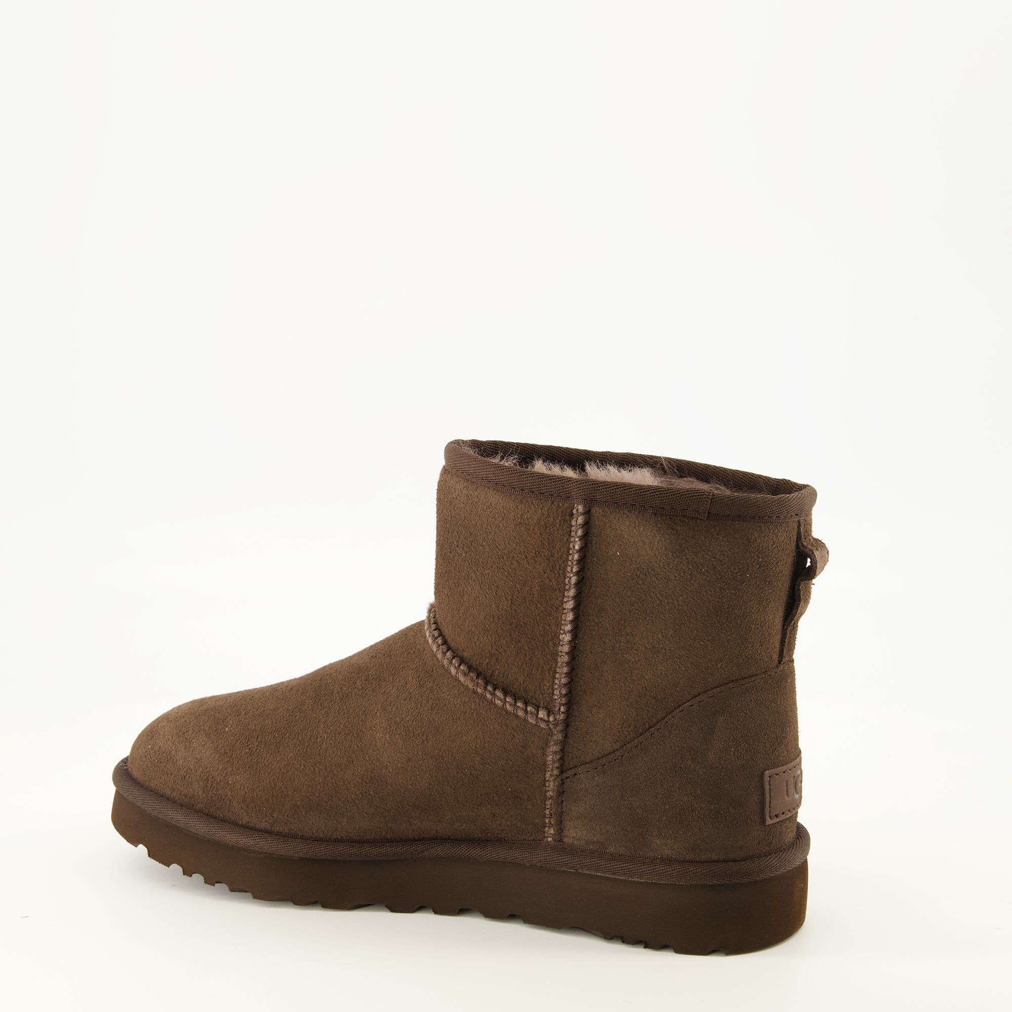 Bottines Classic Mini II Brown Ankle Boots Ugg Marron Femme