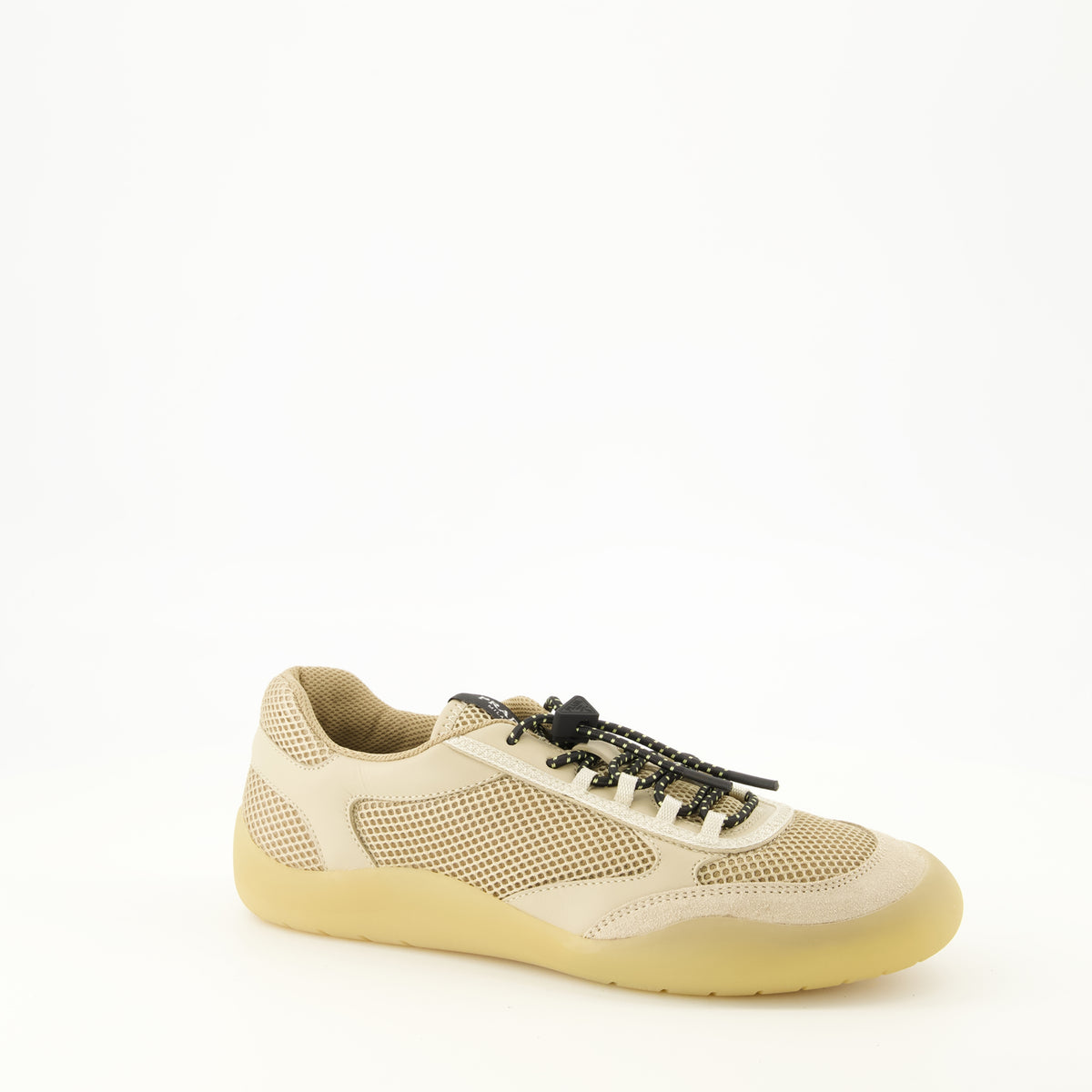 Baskets Beige Mesh Sneakers Prada Beige Femme