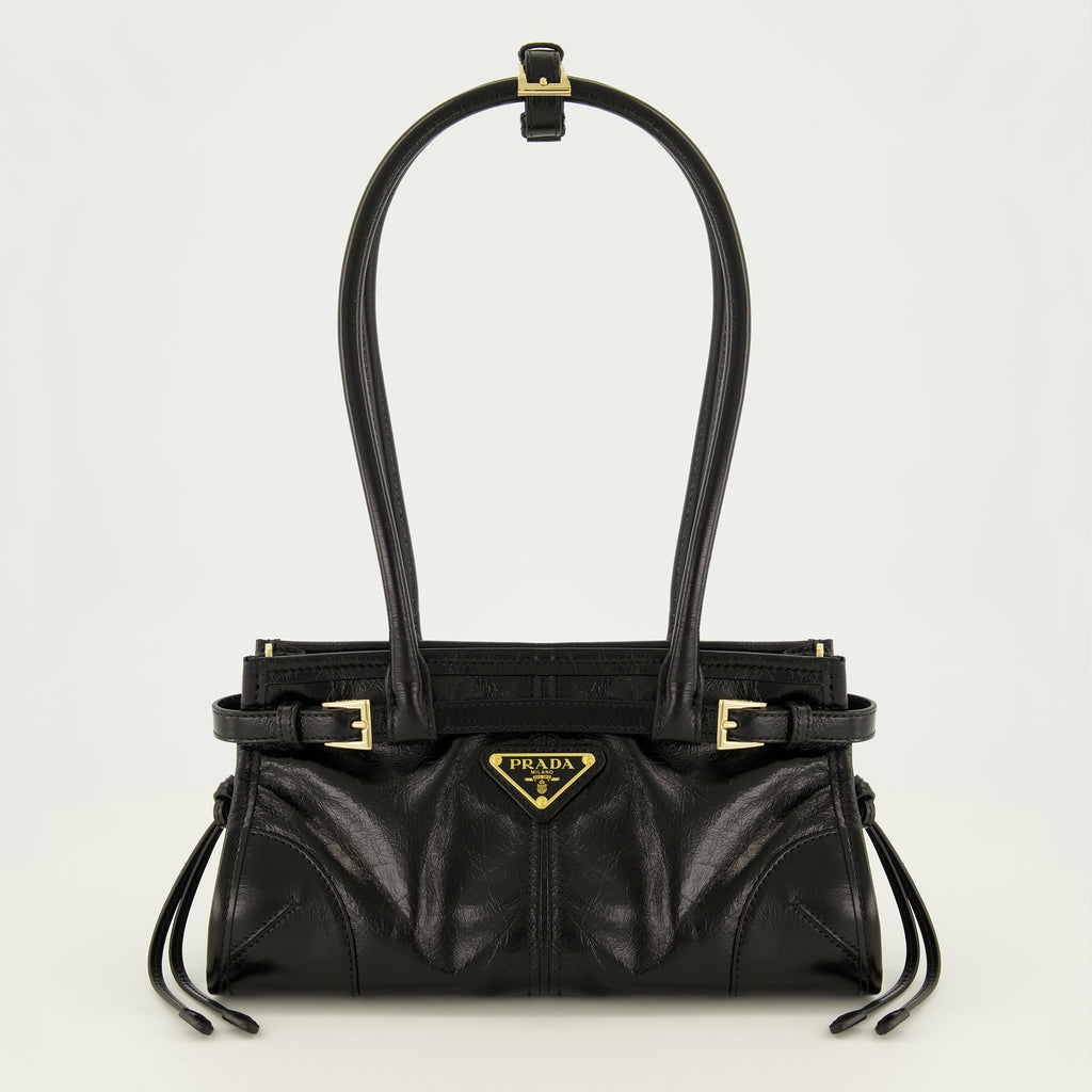 Sacs à main et épaule Mini sac Bonnie en cuir Prada Noir Femme