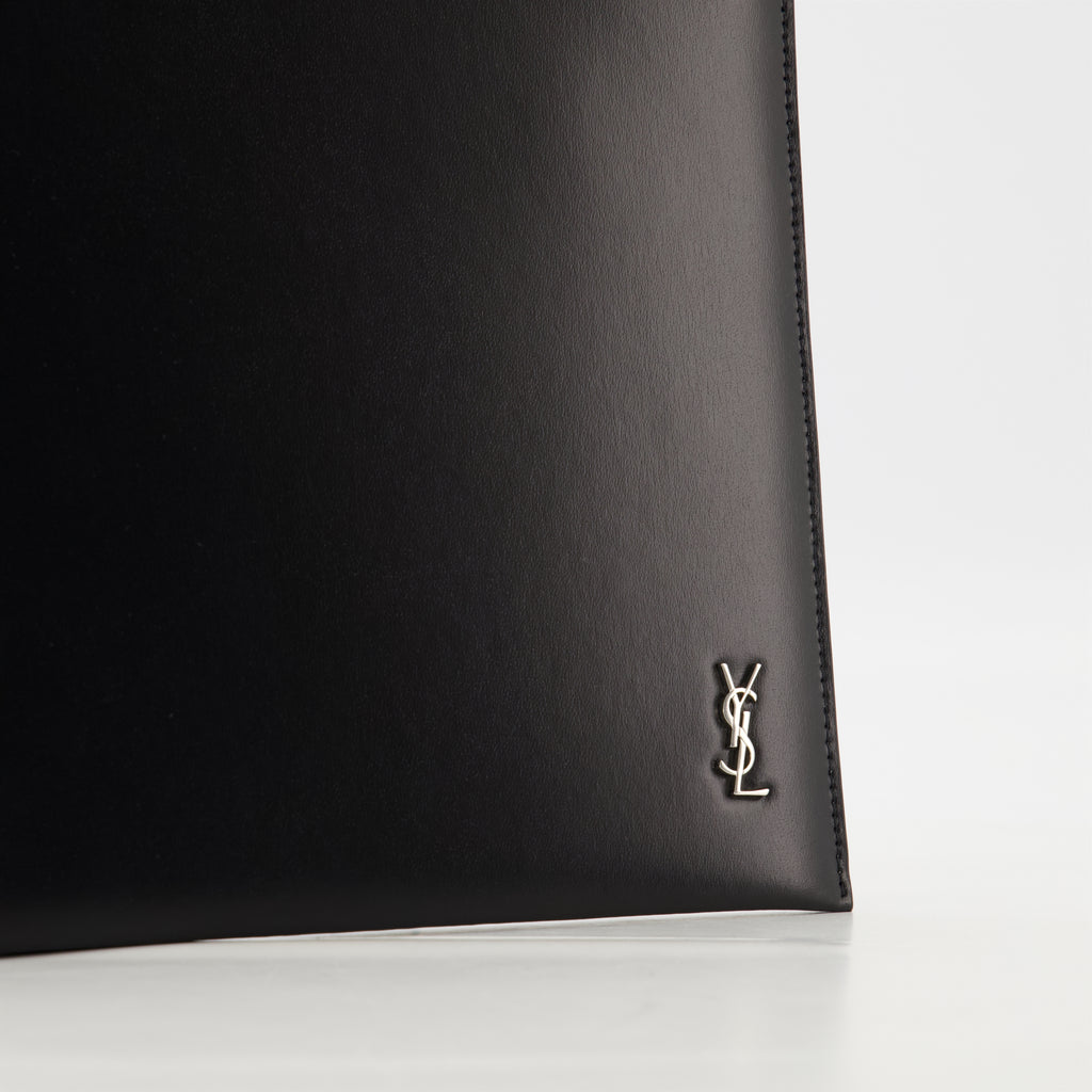 Bolsas pequenas Pochete de Couro Saint Laurent Preto Homme