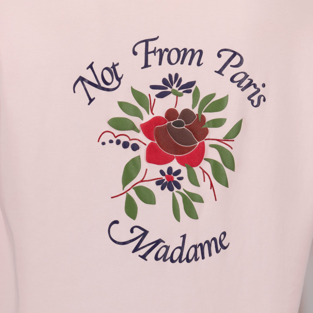 Image de l'article T-shirt Slogan Rose rose de la marque Drole De Monsieur pour Homme - Saison Printemps-Été 2026 - Vue détaillée_2