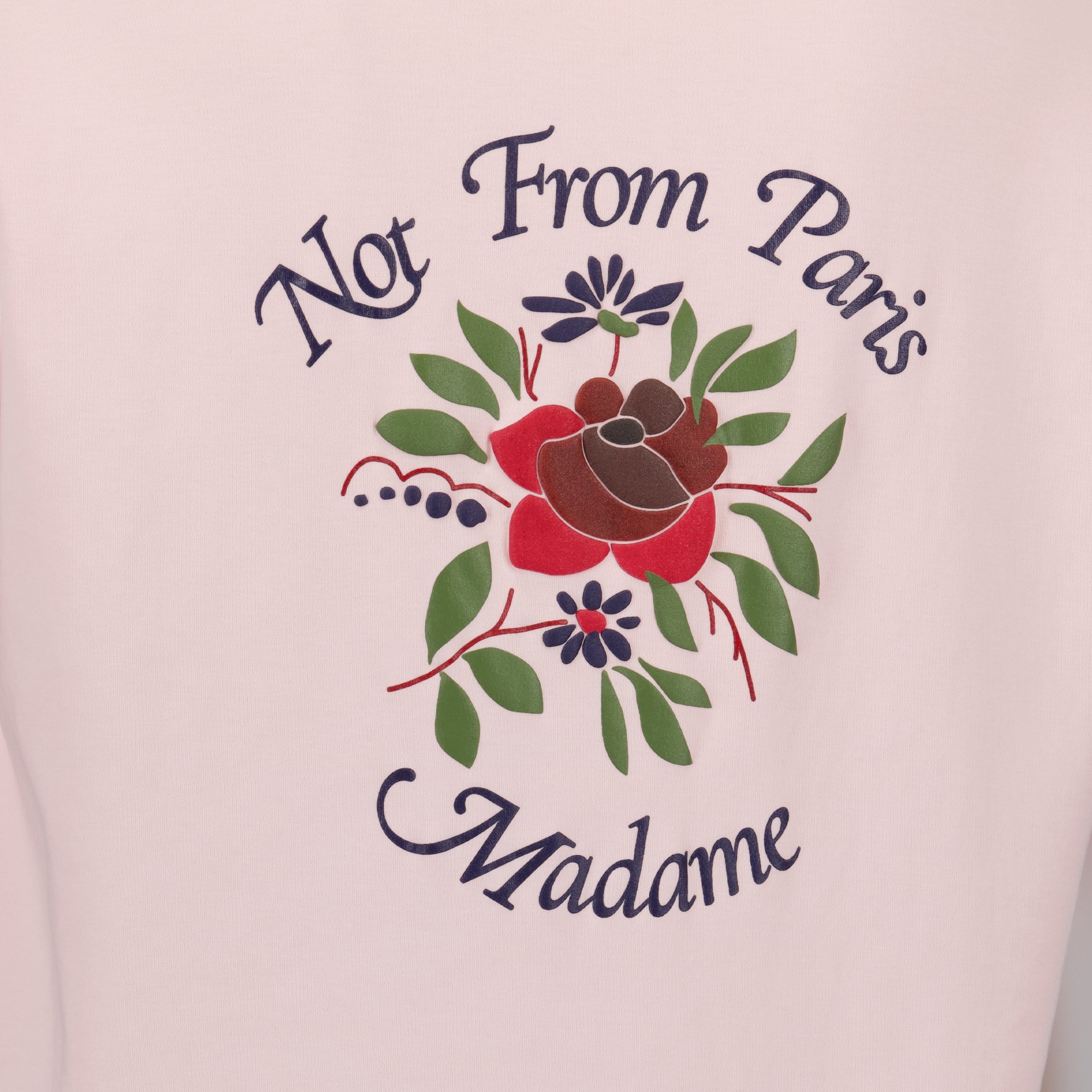 Immagine della T-shirt Slogan Rosa di Drole De Monsieur per Uomo - Stagione Primavera-Estate 2026 - Vista Dettagliata 2