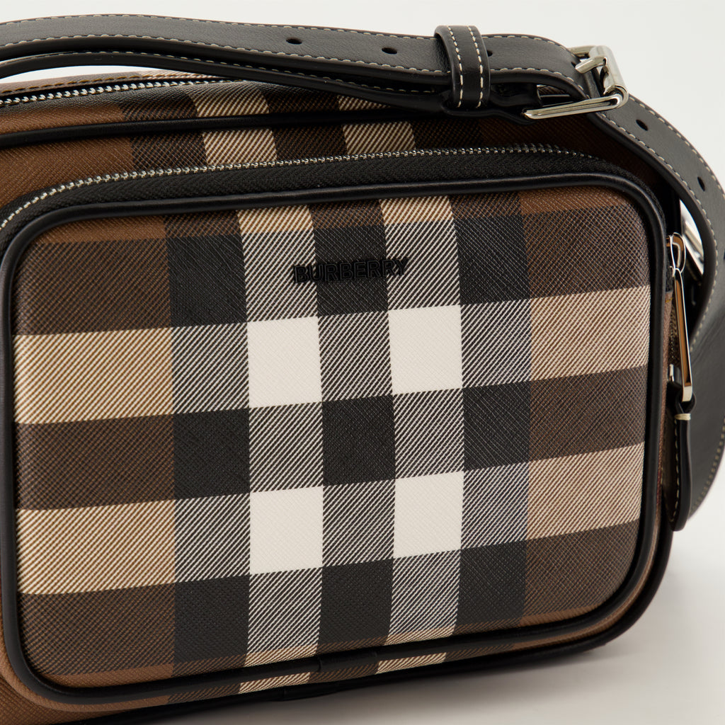 Sacs bandoulière Sacoche à carreaux Burberry Marron Homme