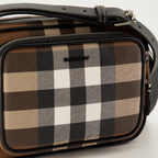 Sacs bandoulière Sacoche à carreaux Burberry Marron Homme