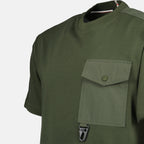 T-shirts T-shirt avec poche Moncler Grenoble Kaki Homme