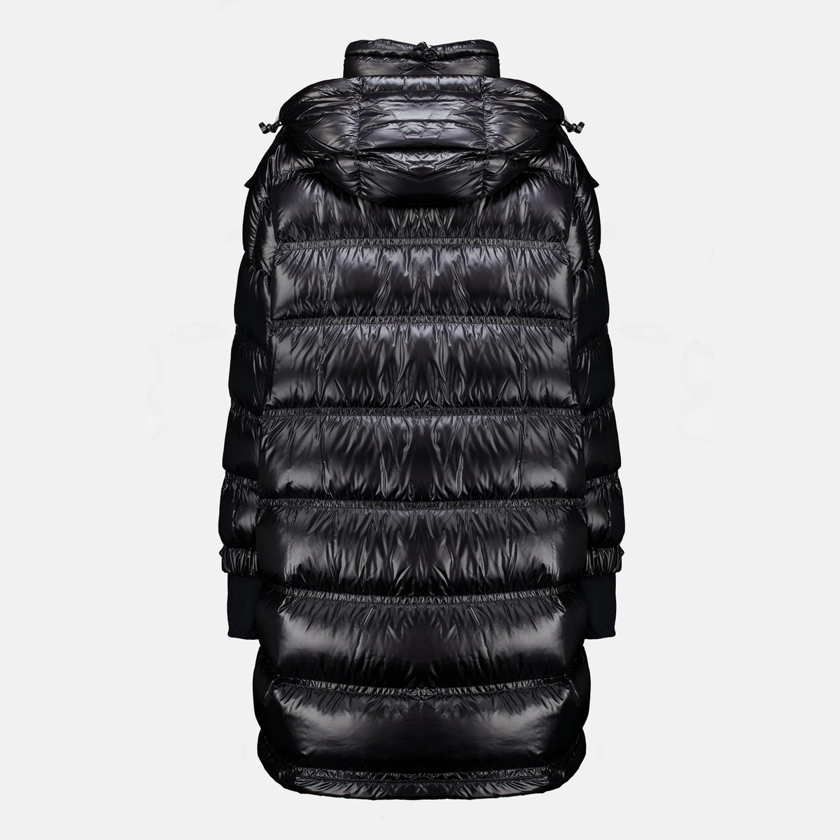 Manteaux ロシェレールのロングブラックダウンジャケット Moncler Grenoble Noir Femme