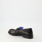 Mocassins Mocassins en cuir Versace Noir Homme