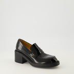 Image de l'article Mocassins en cuir à talon de la marque Tod's pour Femme - Saison Automne-Hiver 2025 - Vue trois quarts avant droite