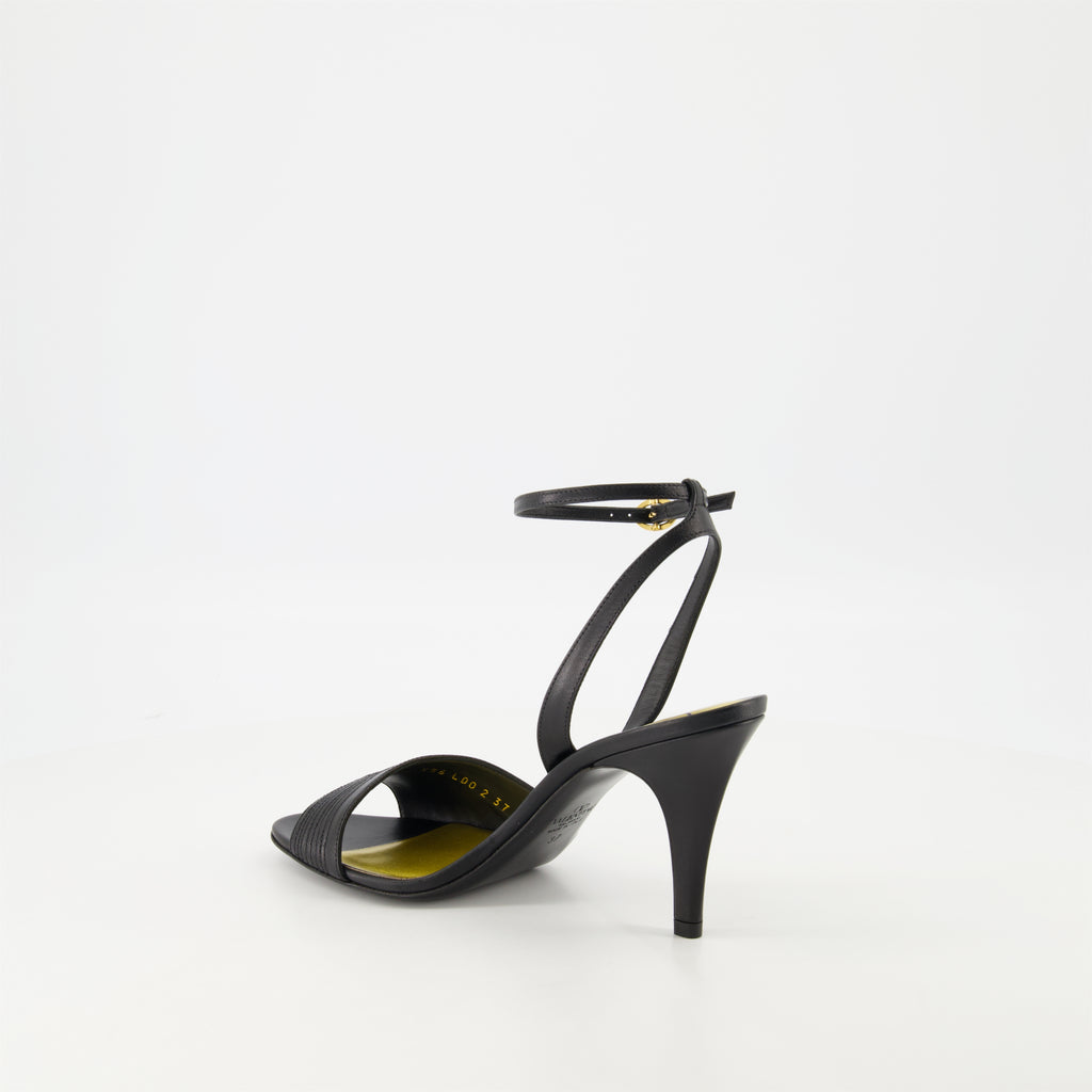 Scarpe aperte Ladycrush Sandali con Tacchi Valentino Garavani Nero Femme
