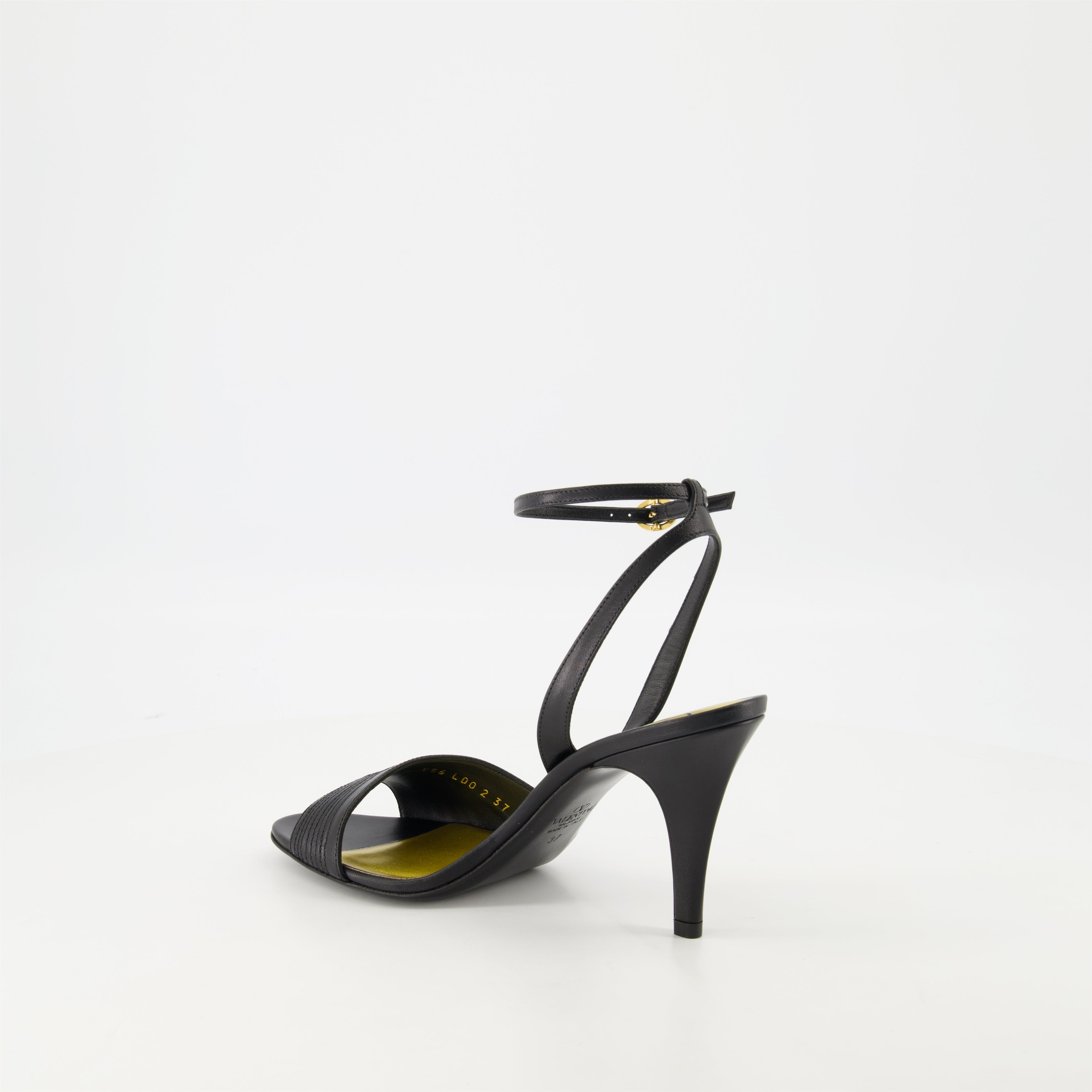 Scarpe aperte Ladycrush Sandali con Tacchi Valentino Garavani Nero Femme