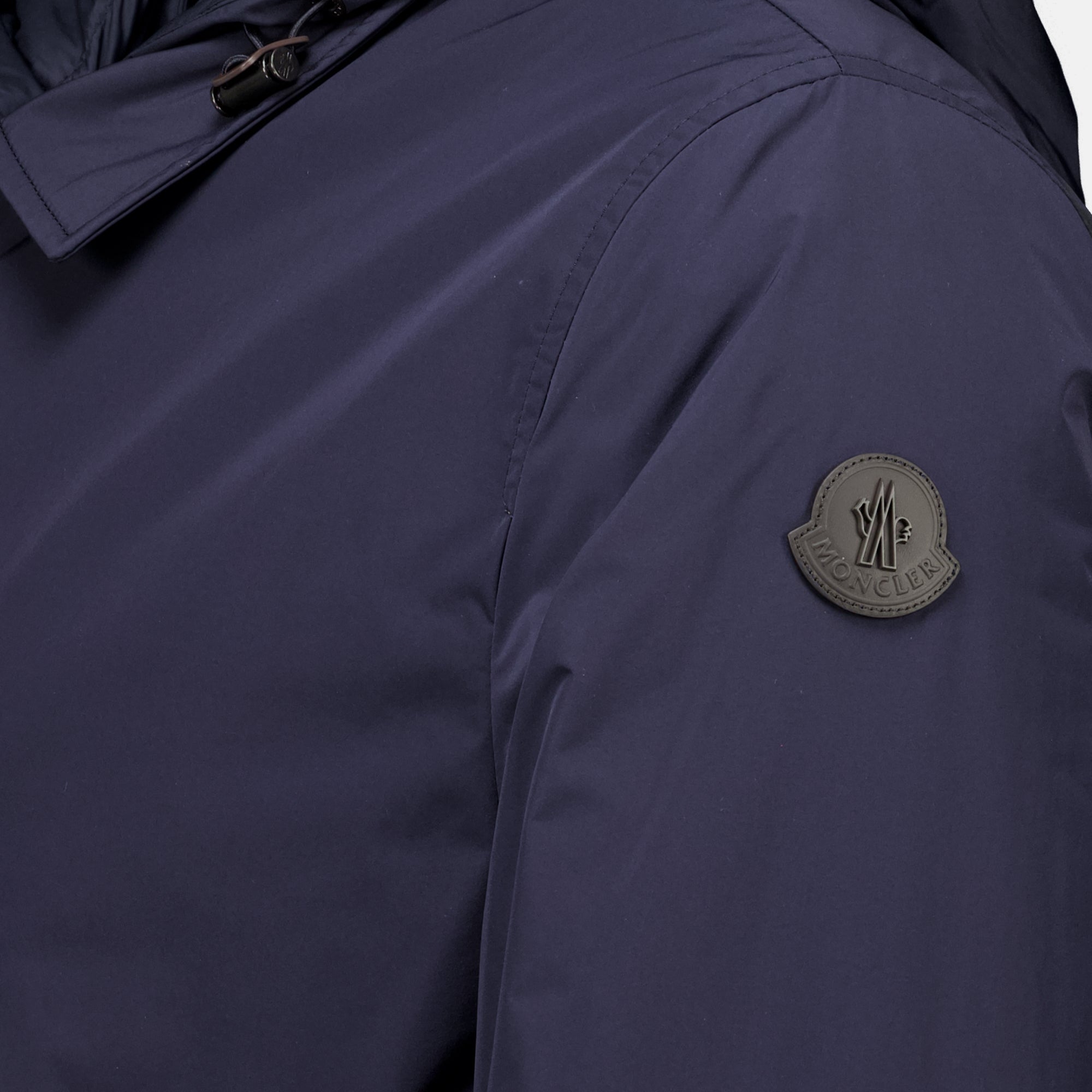 Manteaux Evrine Navy Blue Quilted Parka Moncler Bleu foncé Homme