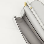 Bolsas de mão e de ombro Saco de Couro Lamé VLogo Valentino Garavani Prata Femme