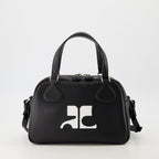 Sacs à main et épaule Sac bowling Réédition Courrèges Noir Unisexe
