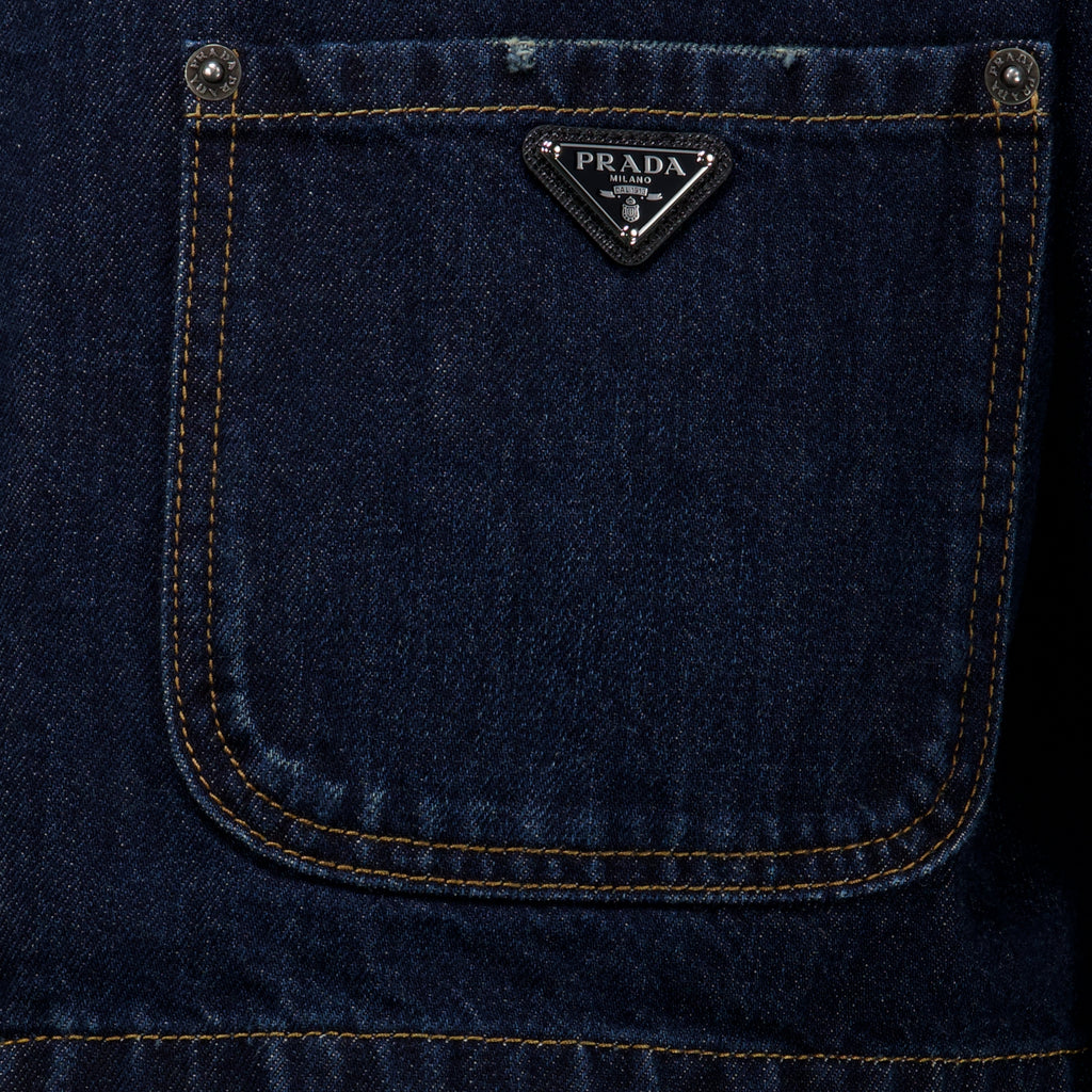 Vestes Dunkelblaue Jeansjacke Prada Bleu foncé Femme