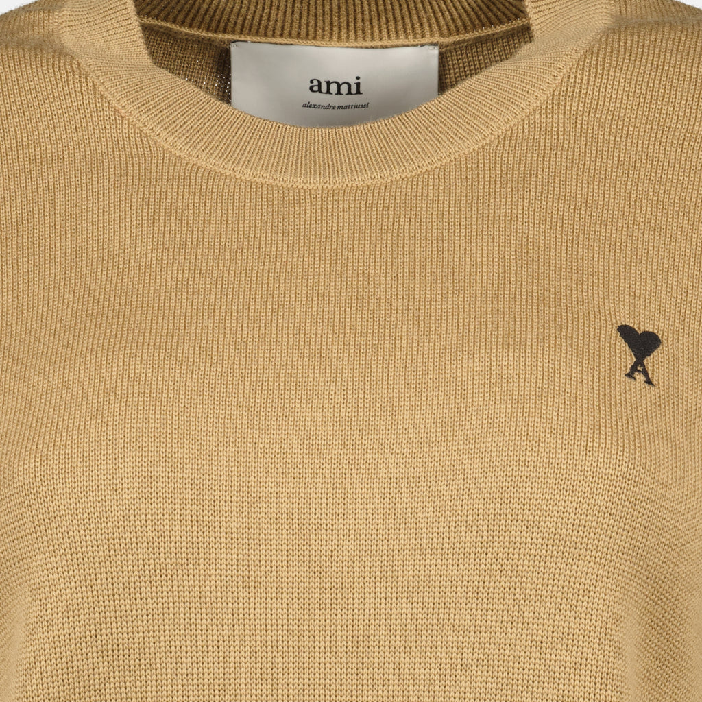 Image de l'article Pull Ami de coeur de la marque Ami PARIS pour Femme - Saison Automne-Hiver 2025 - Vue détaillée_2