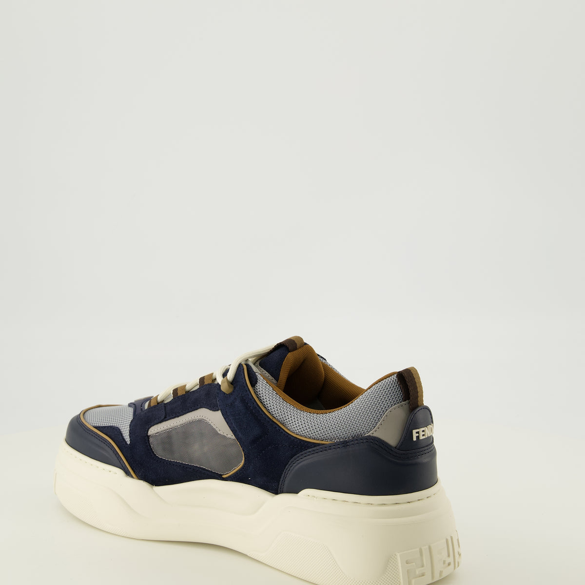 Baskets Baskets Fendi Force bleu marine Fendi Bleu foncé Homme