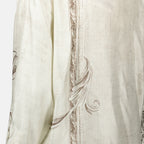 Immagine della camicia lunga stampata beige del marchio Max Mara per donna - Stagione Primavera-Estate 2026 - Vista Dettagliata_2