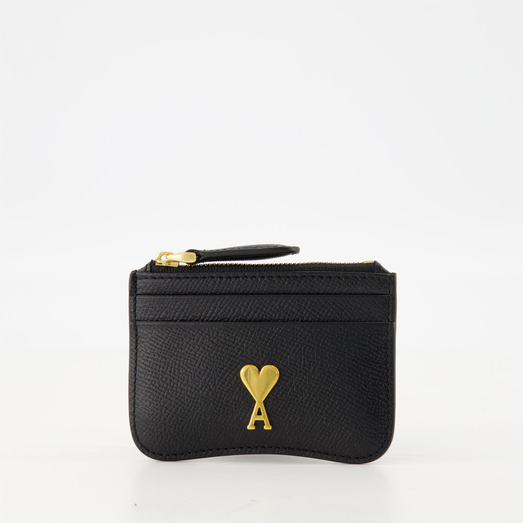 Kleine lederwaren Paris Paris Geldbörse Ami PARIS Schwarz Unisex