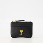 Kleine lederwaren Paris Paris Geldbörse Ami PARIS Schwarz Unisex