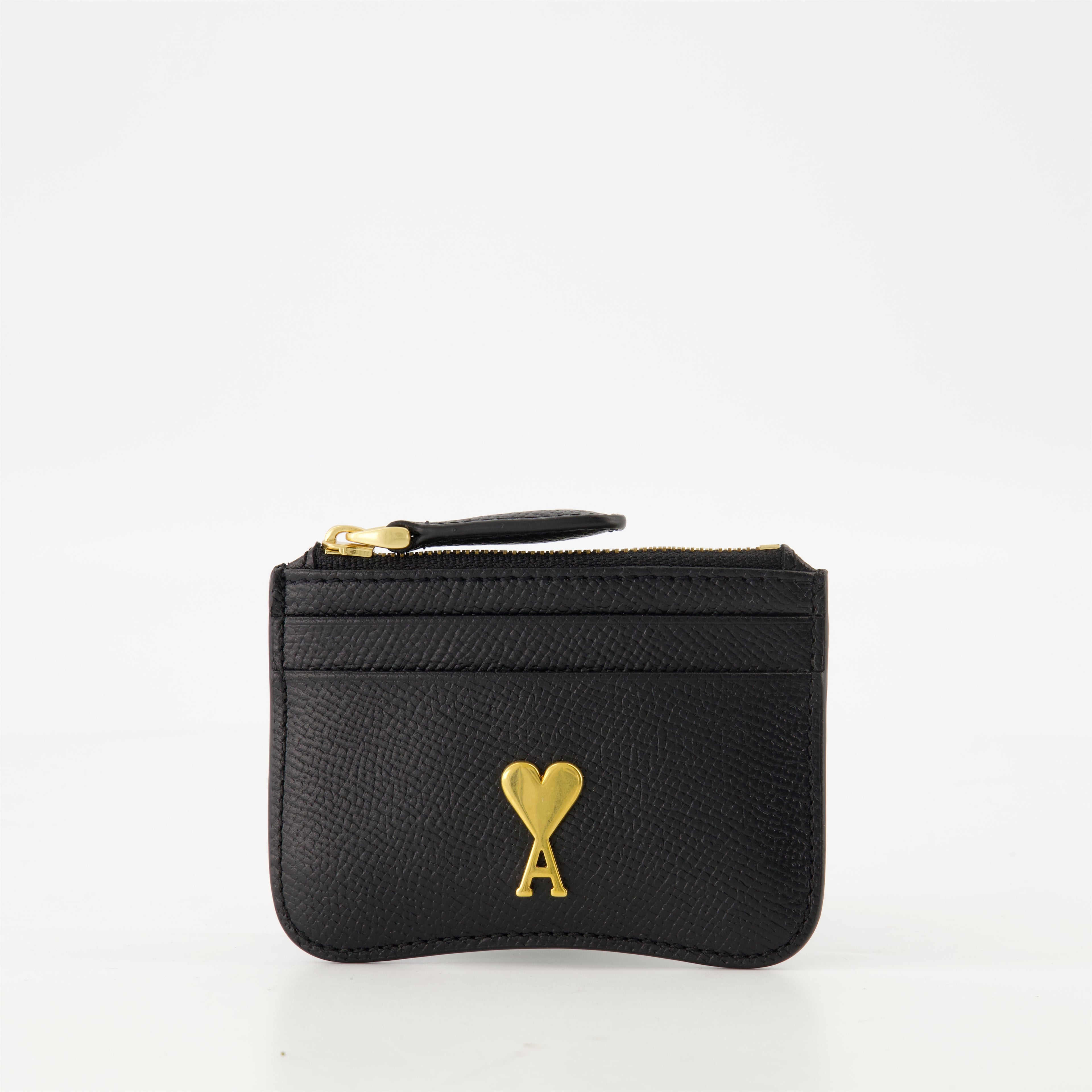 Small leather goods Paris Paris Wallet Ami PARIS Black Unisex