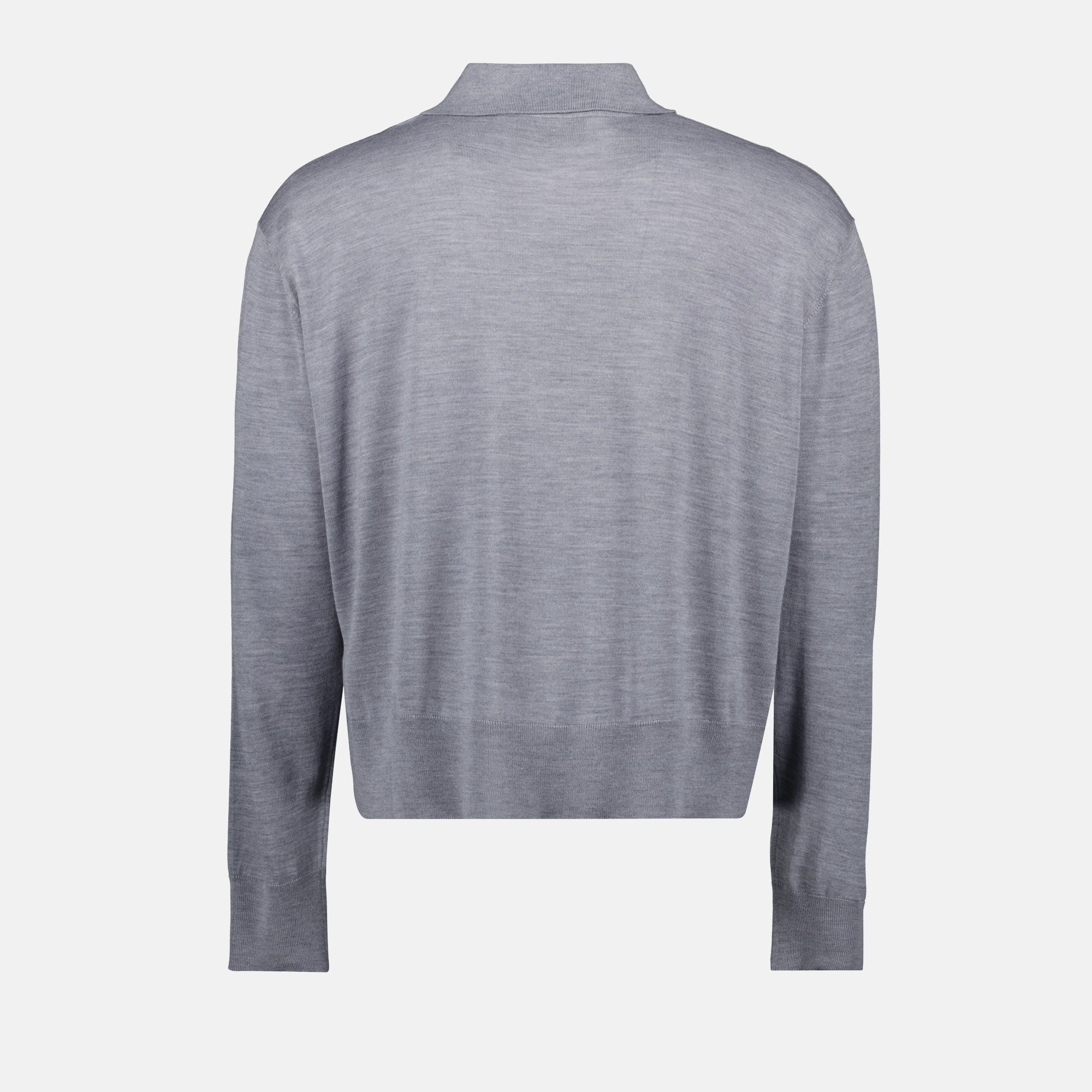 Image de l'article Polo Ami de coeur de la marque Ami PARIS pour Homme - Saison Automne-Hiver 2025 - Vue de Dos