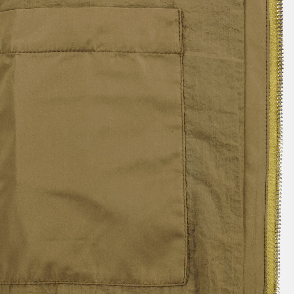 Image de l'article Veste polaire en laine kaki de la marque Ami PARIS pour Homme - Saison Automne-Hiver 2025 - Vue détaillée_2