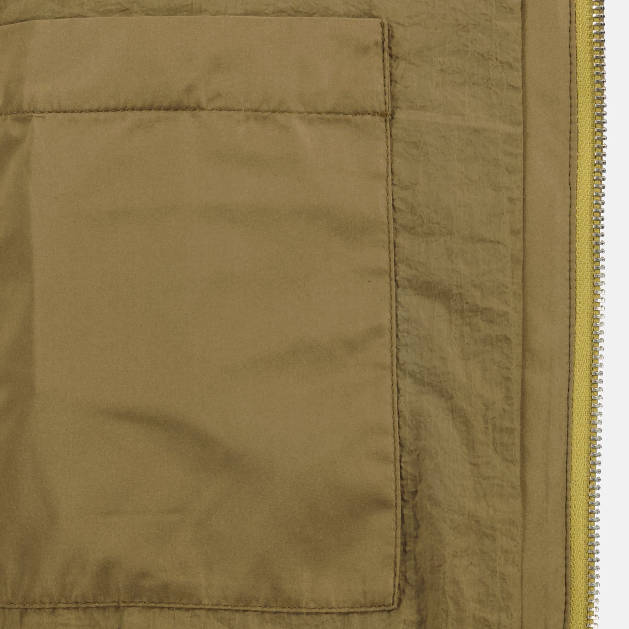 Image de l'article Veste polaire en laine kaki de la marque Ami PARIS pour Homme - Saison Automne-Hiver 2025 - Vue détaillée_2