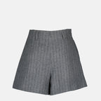 Shorts Wollshorts Iro Gris Femme