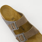 Scarpe aperte Sandali Arizona Birkenstock Marrone Homme
