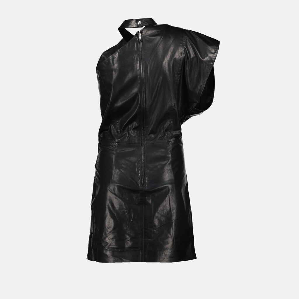 Robes Robe en cuir Pernille Iro Noir Femme