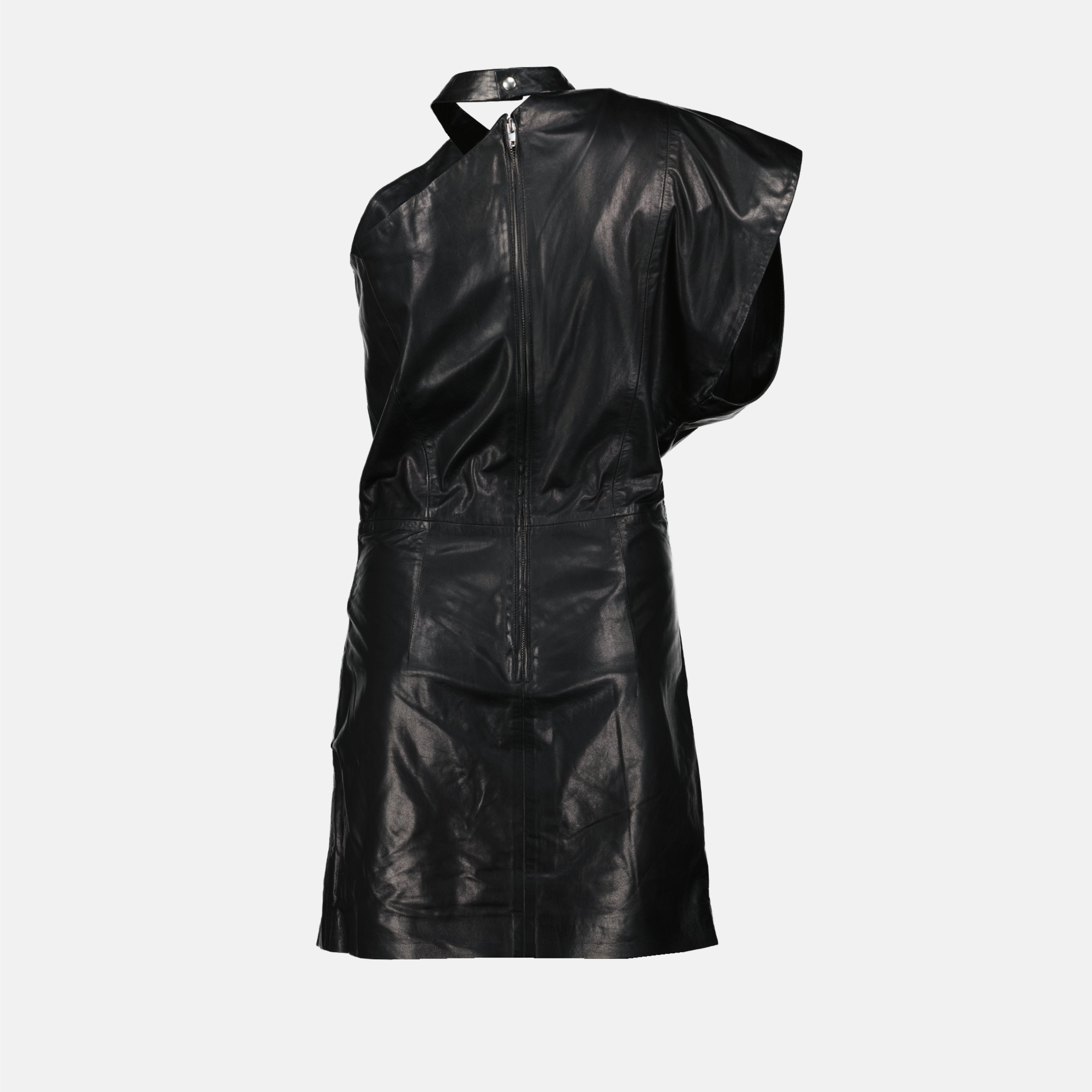 Robes Robe en cuir Pernille Iro Noir Femme