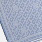 Lenços e luvas Xale FF Fendi Azul Femme