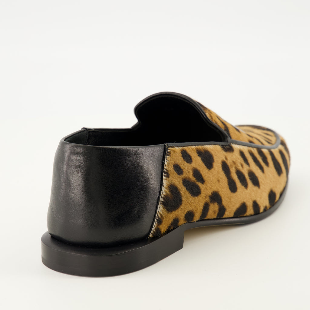 Image of the article Givenchy Women's Label Loafers - Autumn-Winter 2025 Season - Back View