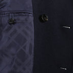Imagen del abrigo azul de lana de la marca Burberry para hombre - Temporada Otoño-Invierno 2025 - Vista detallada_2