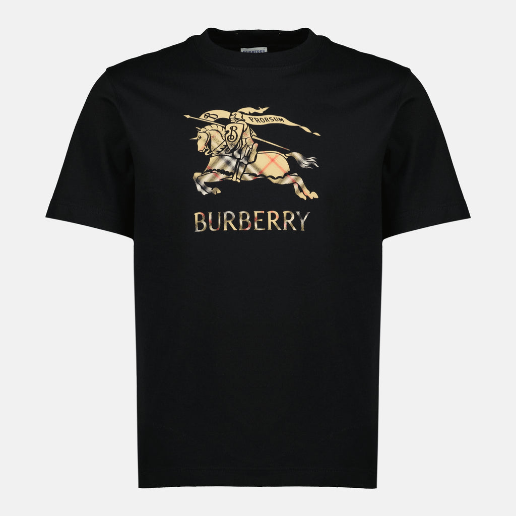 Immagine della T-shirt EKD nera di Burberry per Uomo - stagione Primavera-Estate 2026 - Vista Frontale