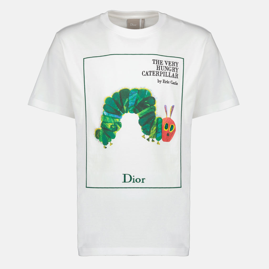 T-shirts Maglietta Bianca Book Cover Dior Blanc Homme