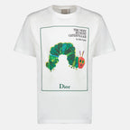 T-shirts Maglietta Bianca Book Cover Dior Blanc Homme