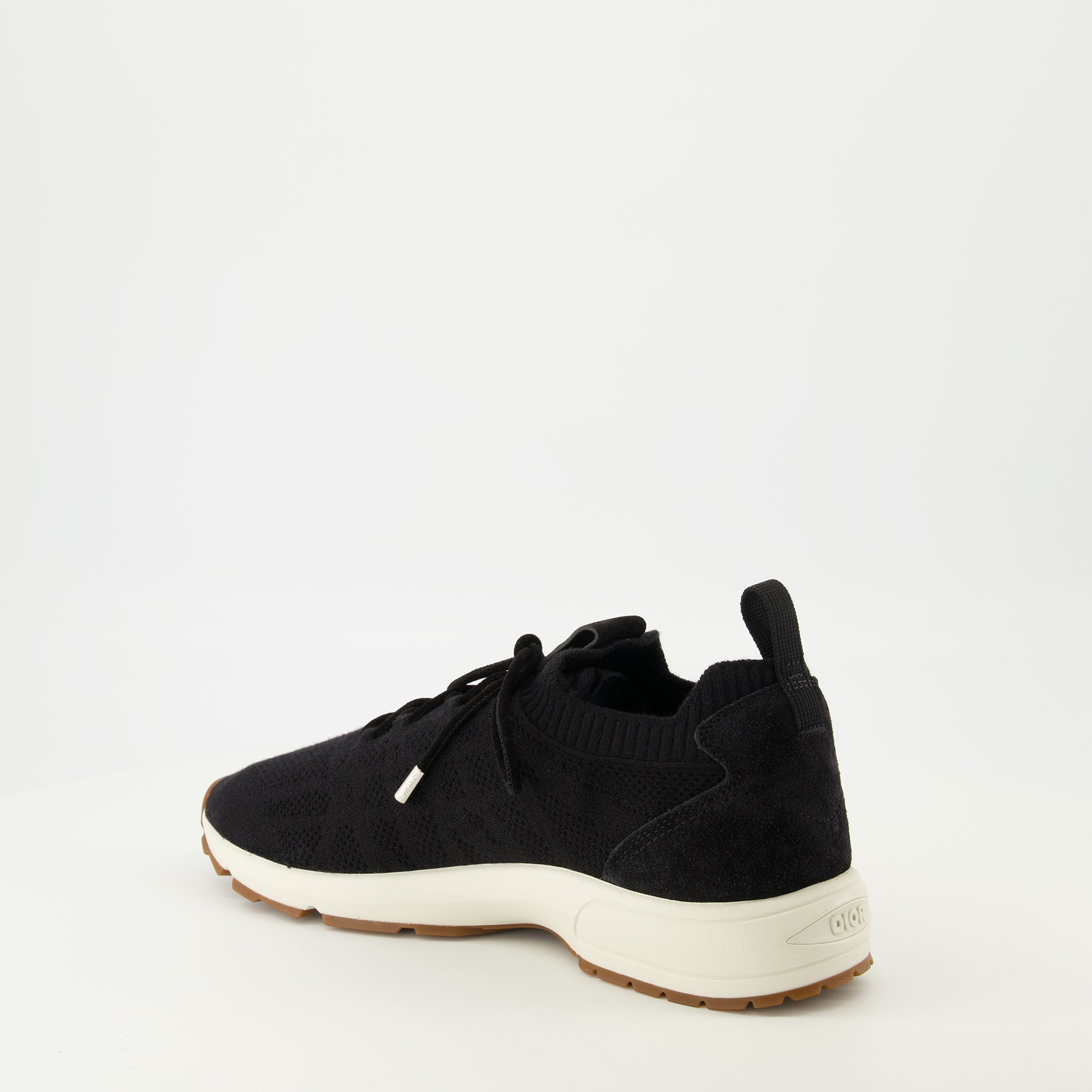 Bild der B80 schwarzen Sneakers für Herren von Dior - Herbst-Winter 2025 - Dreiviertelansicht hinten rechts