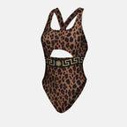 Beachwear Maillot de bain une pièce léopard Versace Marron Femme