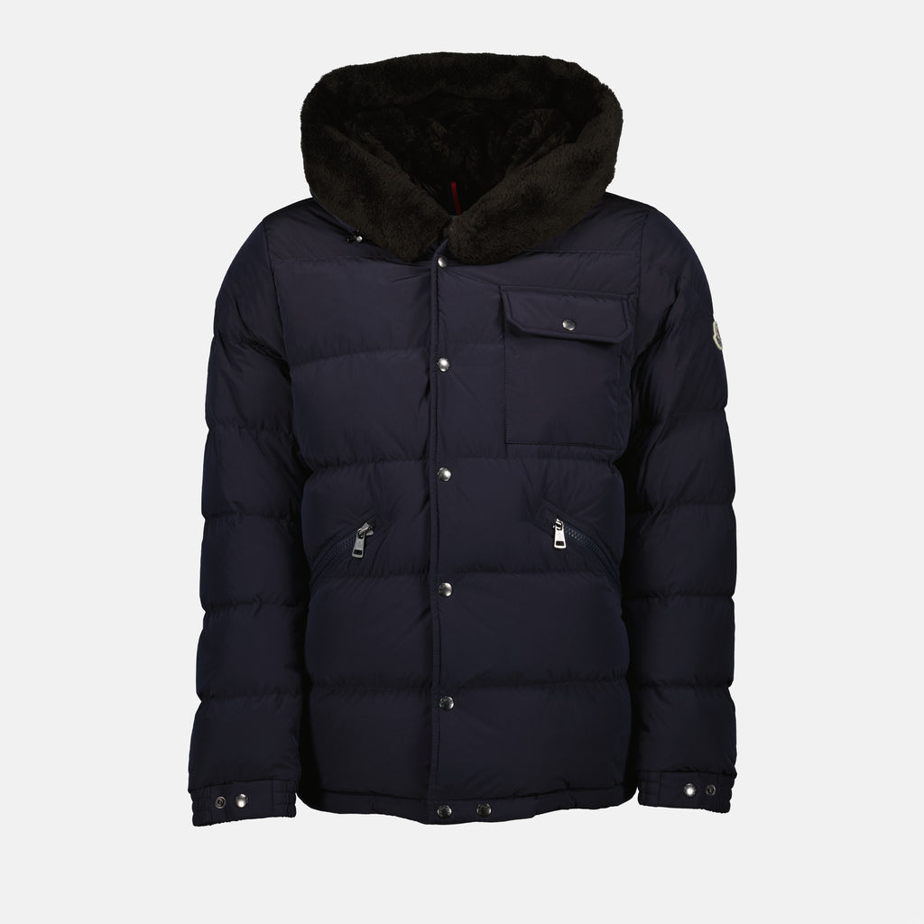 Manteaux Doudoune Marcelettes Moncler Bleu foncé Homme