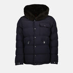 Manteaux Doudoune Marcelettes Moncler Bleu foncé Homme