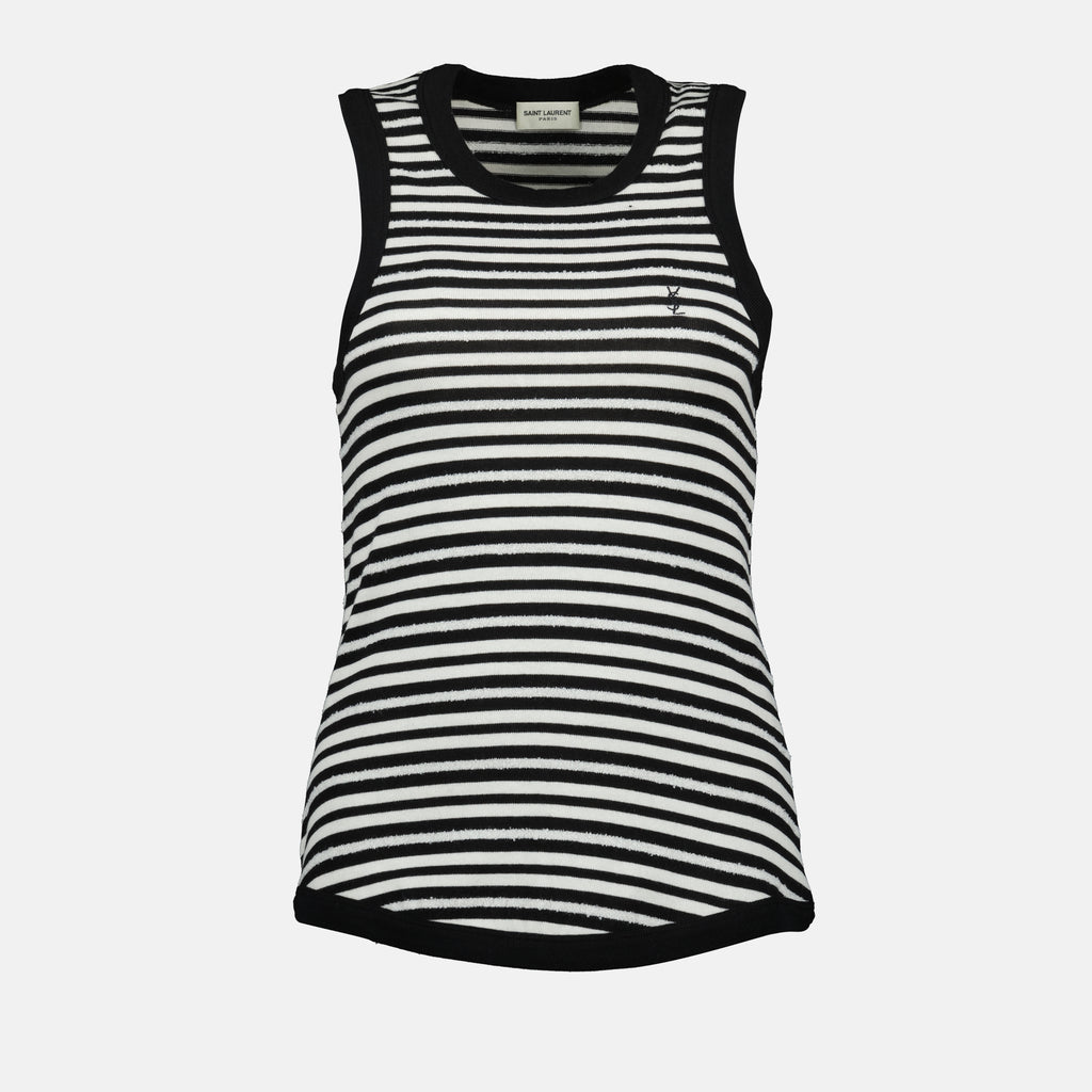 Tops Débardeur Cassandre Saint Laurent Noir Femme